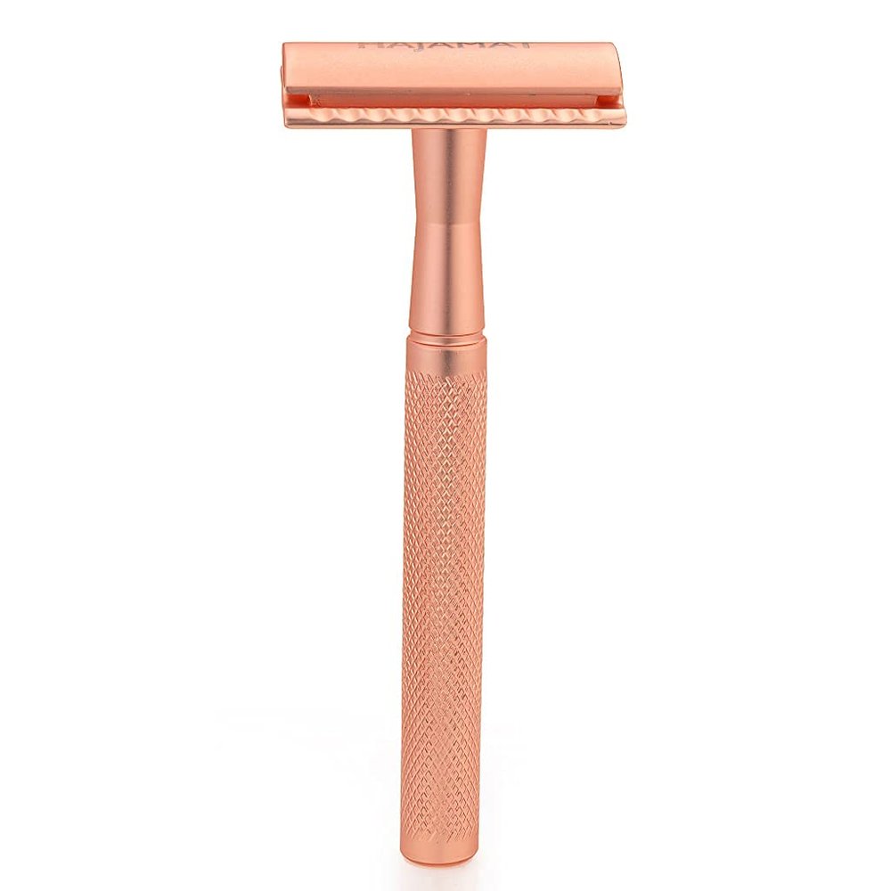 Hajamat Trowel Double Edge Safety Razor |Stainless Steel 304| Closed Comb| Rose Gold Finish