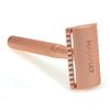 Hajamat Trowel Double Edge Safety Razor |Stainless Steel 304| Closed Comb| Rose Gold Finish view 2