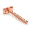 Hajamat Trowel Double Edge Safety Razor |Stainless Steel 304| Closed Comb| Rose Gold Finish view 3