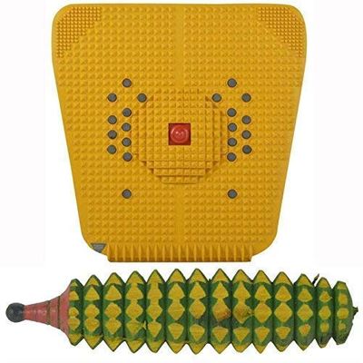 acs Health Care Acupressure Magnetic Blood Circulation Acs Power Mat Iv 2000 (Yellow, 30x30 cm)