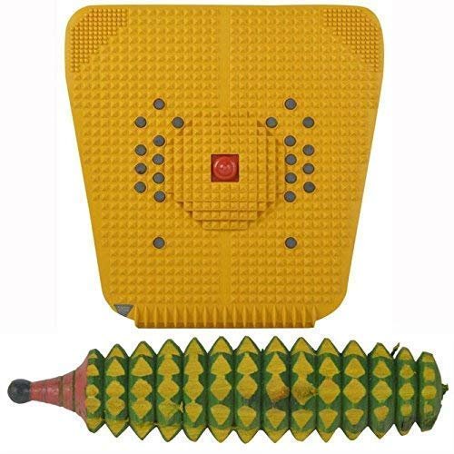acs Health Care Acupressure Magnetic Blood Circulation Acs Power Mat Iv 2000 (Yellow, 30x30 cm)