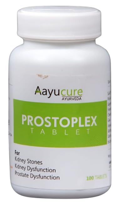 Aayucure Prostoplex Tablets 100% Natural  Ayurvedic Prostate Health Support  100 Herbal Tablets for Urinary Wellness and Mens Health
