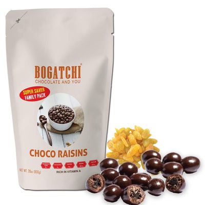 BOGATCHI Milk Chocolate Raisins Super Saver Pack - 800 g, Chocolate Coated Raisins, Delicious and Tasty- Bulk Pack for Diwali, Rakhi, Birtdhays, Weddings