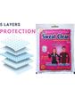 Vinbila A J Sweat Clear 5 Layers Protection Underarm Sweat Soft Stay Confident Longer Arm Pads For Unisex Leak Proof Sweat Pads One Size Fits All (10 Pads = 1 Pack) (White, 30 Pads) view 2