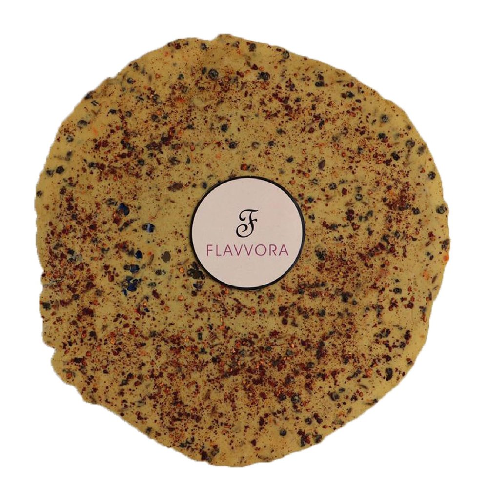 FLAVVORA Amritsari Handmade Papad|Preservative-Free|Crispy & Delicious Gluten Free Healthy Snack (Anardana, 800gm)
