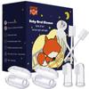 [60 Pcs] Little Fox Baby Oral Cleaner +2 Pcs Finger Toothbrush with Cases, Baby Tongue Cleaner, Newborn Toothbrush, Disposable Tongue and Gum Cleaner, Infant Oral Care and Cleaning for 0-36 Month Baby view 1