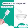 [60 Pcs] Little Fox Baby Oral Cleaner +2 Pcs Finger Toothbrush with Cases, Baby Tongue Cleaner, Newborn Toothbrush, Disposable Tongue and Gum Cleaner, Infant Oral Care and Cleaning for 0-36 Month Baby view 3