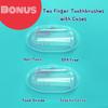 [60 Pcs] Little Fox Baby Oral Cleaner +2 Pcs Finger Toothbrush with Cases, Baby Tongue Cleaner, Newborn Toothbrush, Disposable Tongue and Gum Cleaner, Infant Oral Care and Cleaning for 0-36 Month Baby view 4