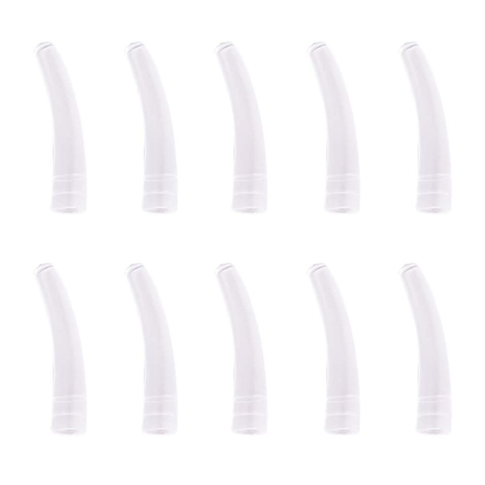 ccHuDE 100 Pcs Clear Tweezer Point Protectors Cap Tweezer Tip Protective Covers Stopper