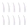 ccHuDE 100 Pcs Clear Tweezer Point Protectors Cap Tweezer Tip Protective Covers Stopper view 1