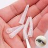 ccHuDE 100 Pcs Clear Tweezer Point Protectors Cap Tweezer Tip Protective Covers Stopper view 2