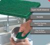 Dust Clean Swipe Utensil Scrubber , Aqua Green Pack of 2 view 2