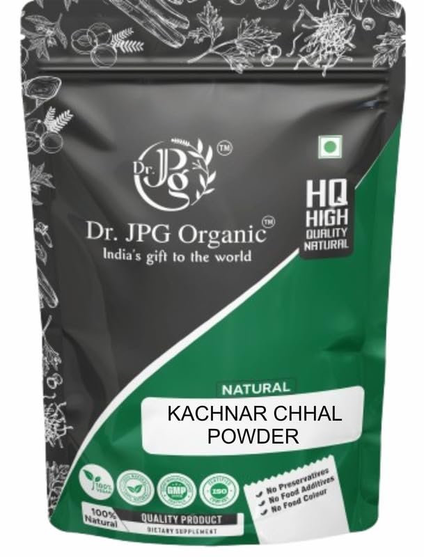 DR. JPG ORGANIC FOODS & HERBALS Kachnar Chaal Powder/Bauhinia Variegate / 200G / Iso & Gmp Certiffied.(Pack Of 1)