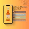 Timeless Food Chandan Kesar Sharbat 750ml | Sandalwood & Saffron Syrup | Natural Sandalwood & Kesar Infusion view 4