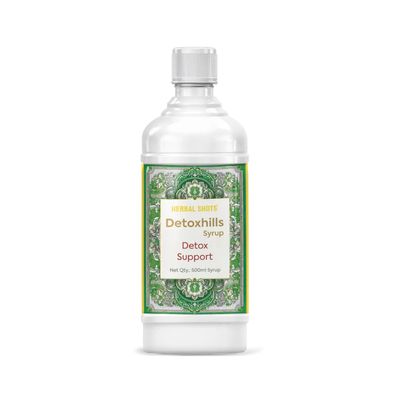 Herbal Hills Detoxhills Herbal Shots, 500 ML, | Supports Daily Detox & Liver Cleanse | Ayurvedic Herbal Juice For Digestion, Gut Health & Toxin Removal | With Triphala, Aloe Vera & Wheatgrass