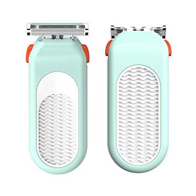 TOUARETAILS Multifunction Manual Body Razor for Women Shaving Trimmer Legs Armpit Epilator Facial Hair Remover for Women Razor, 1 Blade EXTRA - 1 PCS