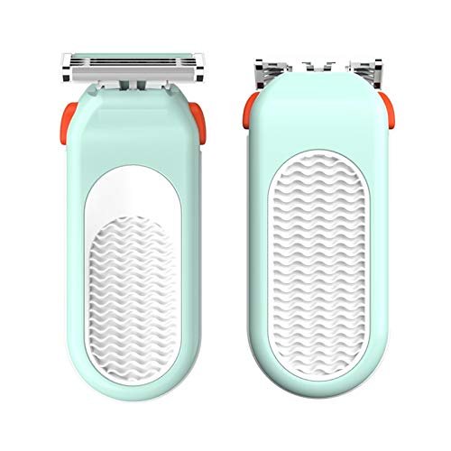 TOUARETAILS Multifunction Manual Body Razor for Women Shaving Trimmer Legs Armpit Epilator Facial Hair Remover for Women Razor, 1 Blade EXTRA - 1 PCS