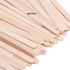 AKADO Wooden professional disposable salon wax knife spatulas tongue depression stick for men and women - Ice Cream Stick (50 Pcs) view 4