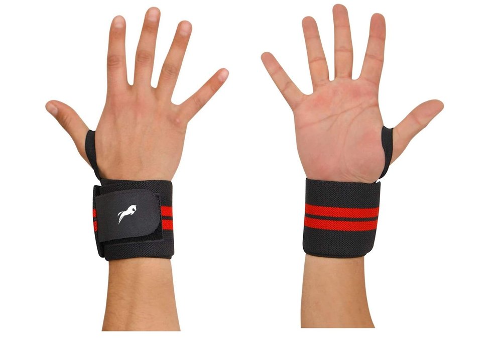 PRO GYM Men and Women Cotton Thumb Support - Thumb Spica Splint for Arthritis (Red)