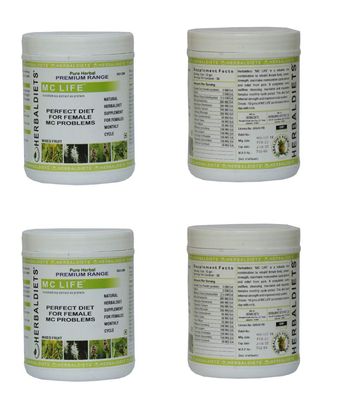 HerbalDiets Mclife 300g (Mix-Fruit Flavor) Perfect Product for female monthly cycle problems (Pack of 2)
