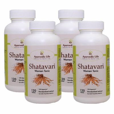 Ayurvedic Life Shatavari 120 Tablets Pack of 4