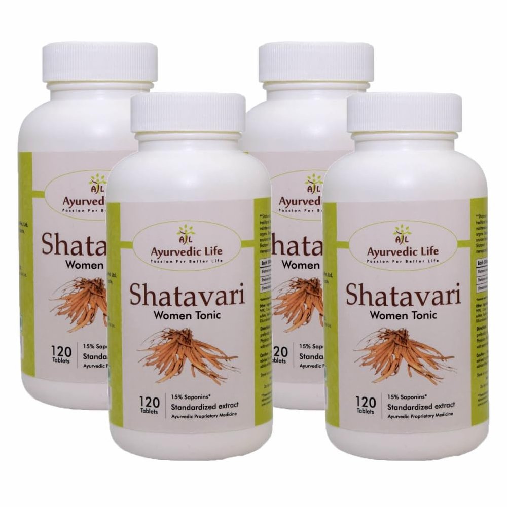 Ayurvedic Life Shatavari 120 Tablets Pack of 4