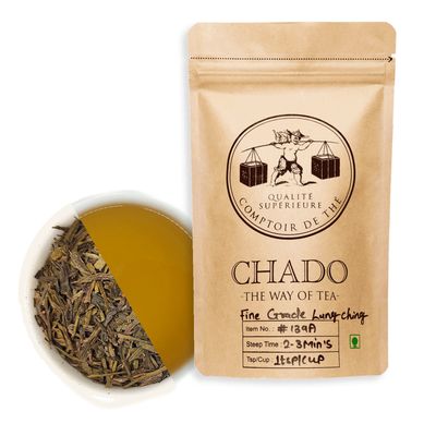 Chado Green Monkey | Makes 45 Cups | 3 Infused | Loose Leaf Tea | Fresh Green Tea (50 g)