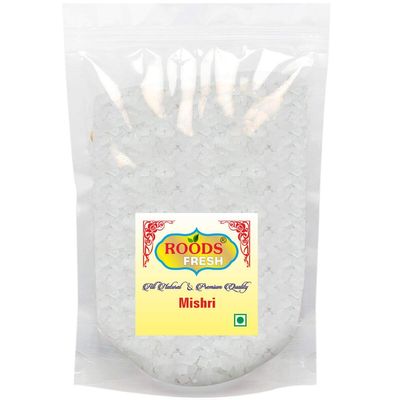 Roods Fresh Pure and Premium Mishri Crystal,Sweet Candy (Dhaga Mishri), 900 Gm