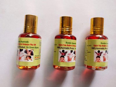 ACP Acupressure Kerala Ayurvedicc Pain relief and Orthocare Oil - Pack of 3, (20 ML X 3)