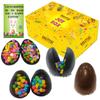 BOGATCHI Chocolate Easter Eggs for Easter filled with Candies 4 pcs view 1