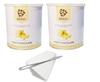 Atico Hair Removal Hydrosoluble Anti-Tan Creme Wax (800 Gm) made with Argan Oil Pack of 2+ 60 Waxing Strips + 1 Stainless Steel Butter Knife (White Chocolate Pack of 2 + 60 Strips + 1 Knife) view 1
