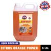 DOC HIM Dishwash Liquid Gel Orange, With Orange Fragrance, 5 Litres Economy Pack, Hygienically Cleans Hidden Grease and Tough oil For All Utensils, (Pack of 2) view 2