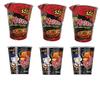 Sam Yang Black Stir Fried &2X Spicy(Combo),Hot Chicken Flavor Ramen Cup ,Instant Noodle Soup 70Gm*6Pack(Imported)(Pack Of 6) view 1