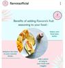 Flavvora Chat Masala Seasoning- Fresh, Tangy & Spicy - Ideal for Snacks, Tacos, Fruits, Salads, Juices, Mojitos, Raitaas | No Added Colour, No Preservatives |Trans Fat Free instant Masala- 400gm view 2