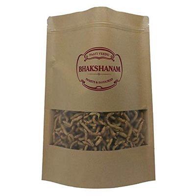 Bhakshanam By "PAATI VEEDU" Kara Sev/Karasev/Kara Sticks | Ready to Eat Traditional Indian Snacks & Savouries | 800g