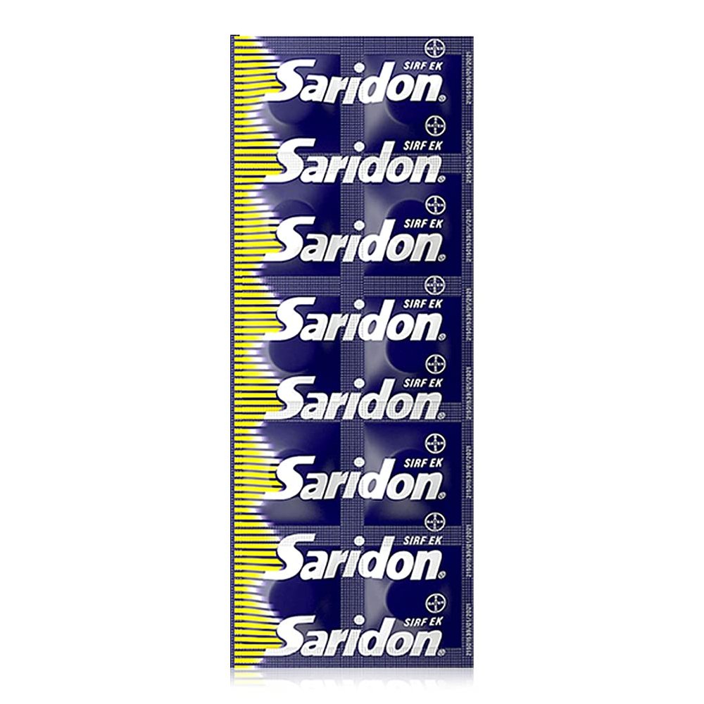 Saridon Quick Relief Tablets, Pack of 4 Strips of 10 Tablets, 40 Tablets, White