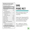 Unived MCT 70% | Medium Chain Triglyceride Oil Powder | Clean Energy Fuel | Pure MCT 5g with C-8: 3528mg & C-10: 1512mg in a 70:30 ratio | Keto Friendly | 30 Servings view 4