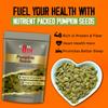8AM Raw Pumpkin Seeds for Eating, 180g(Pack of 2) | Protein & Fiber Rich Superfood | Best Snack to Lose Weight, Perfect Addition for Healthy Lifestyle | Immunity Booster view 3