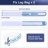 Catheter Leg Bag Holder Foley Catheter stabilization Device Cath Secure Urine Drainage Bag Support Fix Straps Urinary Band with Soft Elastic Fabric Inside Anti Slip (Pack of 2) view 2