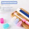 Toothbrush Head Cover, Toothbrush Protective Case, Toothbrush Head Cap, for Home Travel Camping Lightweight Safe Protecting Toothbrush Head(Transparent white) view 3