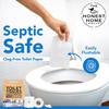 Honest Home 3 Ply Toilet Tissue Paper Rolls | 1200 Pulls | 300 Pulls x 4 rolls | 100% Virgin Pulp | Super Soft Toilet Roll | Clog-Free view 4