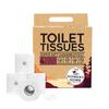 Honest Home 2 Ply Toilet Tissue Paper Rolls | 1200 Pulls | 300 Pulls x 4 rolls | 100% Virgin Pulp | Super Soft Toilet Roll | Clog-Free view 1