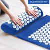 Meetzone Non Slip Accupressure Blood Circulation Acupressure Mat Acupuncture Massager Mat Pillow Joint Pain Muscle Relief Relaxation With Pillow (Multicolour) view 2