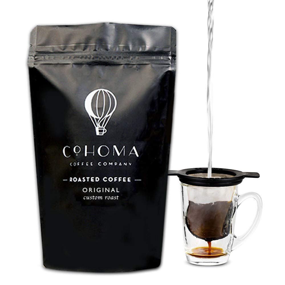 Cohoma Coffee Original Custom Roast Coffee Refill Bag - 1kg I Single-Origin, 100% Arabica I Free PureBrew Filter - No Brewing Equipemnt Required