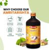 BAIDYANATH AYURVED Amritarishta - 450 Ml | Boost Digestive Strength and Appetite| Useful In Cough, Cold and In General Weakness | Liquid view 4