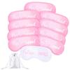 15 Pieces Bride Masks and Bridesmaids Sleep Mask Bridesmaid Proposal Present Bridal Party Favor Eye Coverings with White Storage Bag Bride Squad Eye Masks Party Favor Accessories view 1