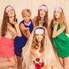15 Pieces Bride Masks and Bridesmaids Sleep Mask Bridesmaid Proposal Present Bridal Party Favor Eye Coverings with White Storage Bag Bride Squad Eye Masks Party Favor Accessories view 2