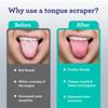 Guru Nanda Stainless Steel Tongue Scraper (Pack of 2), Fights Bad Breath, Medical Grade 100% Stainless Steel, Great for Oral Hygiene, Tongue Cleaner for Adults and Kids view 3