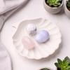 9Dzine Leo Zodiac BirthStones Tumble Set -Blue Lace Agate, Howlite & Rose Quartz | Leo Lucky Birth Stones Crystal for Born under June 22-July 22 | Healing Crystals Set for Astrology, Meditation & Energy Balancing with Guide Card and Red Pouch view 3
