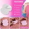 Barakath Underarms Sweat Pads Disposable Highly Absorbent Sweat Pads Cotton Anti Allergic, Anti Bacteria, Anti Smell For Men And Women (Pack of 50 view 3